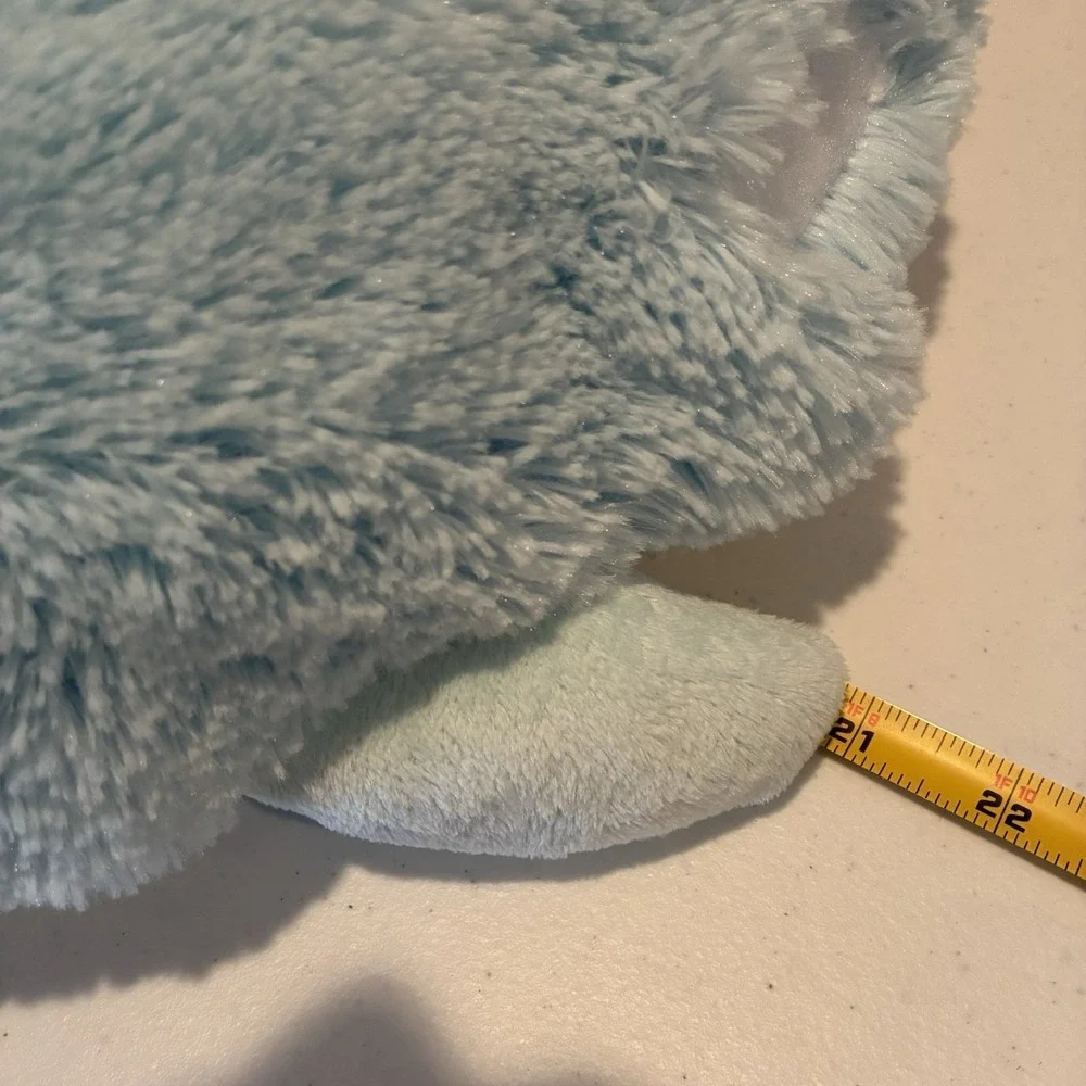 Pillow Pets Originals Blue Dolphin Squeaky 2010 Stuffed Plush Toy Blue‎ Lovey